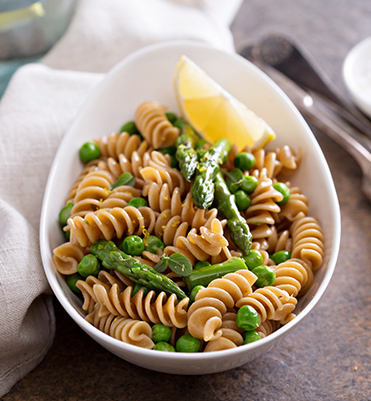 Whole Wheat Pasta with Beans and Greens