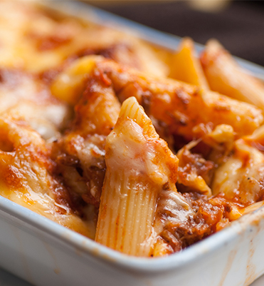 Baked Penne with Gouda and Sausage
