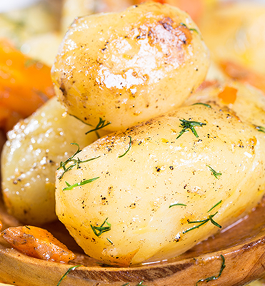 Mustard and Herb Roasted Potatoes