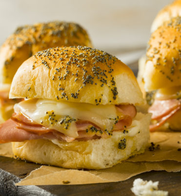 Baked Ham and Swiss Sandwiches