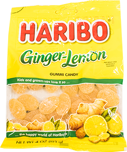 Haribo Ginger Lemon Gummi Candies
