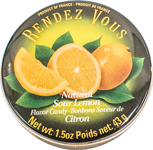 Rendez Vous Natural Sour Lemon Candies