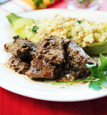 Roast-Camel-Fillet-with-Moroccan-Couscous
