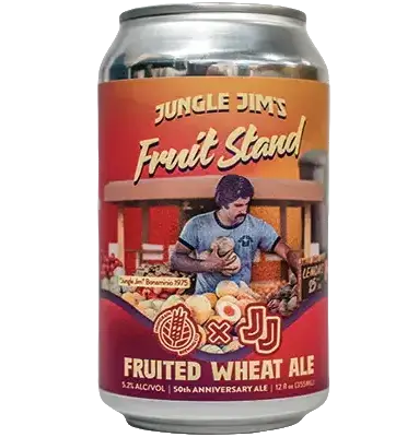 A fruited wheat beer by High Grain in collaboration with Jungle Jim's